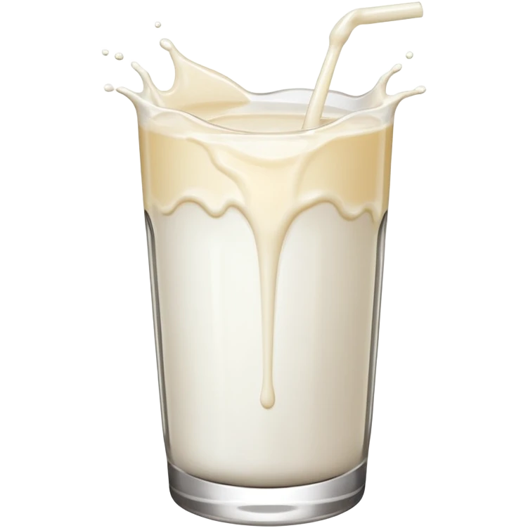 A splash of milk emoji