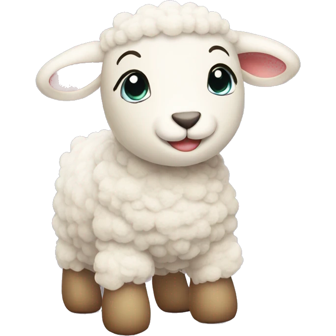 Cute Stuffed Lamb emoji