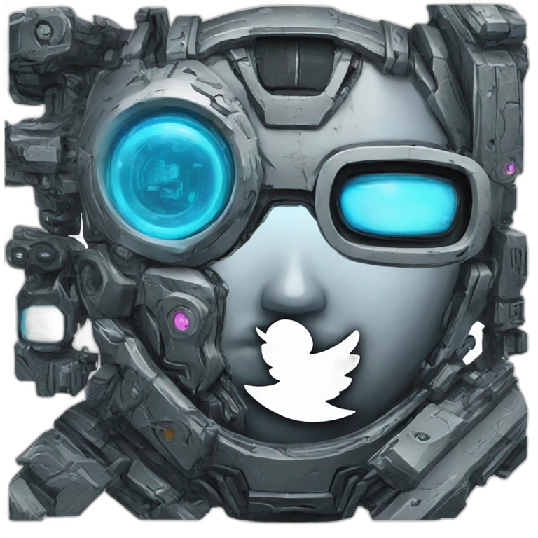 cyberpunk twitter logo emoji