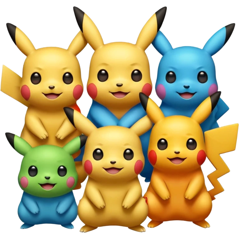 пікачу і його друзі emoji