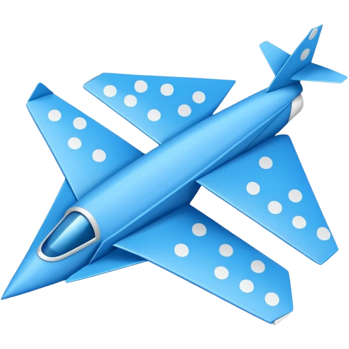 paper plane with dotted flight path emoji