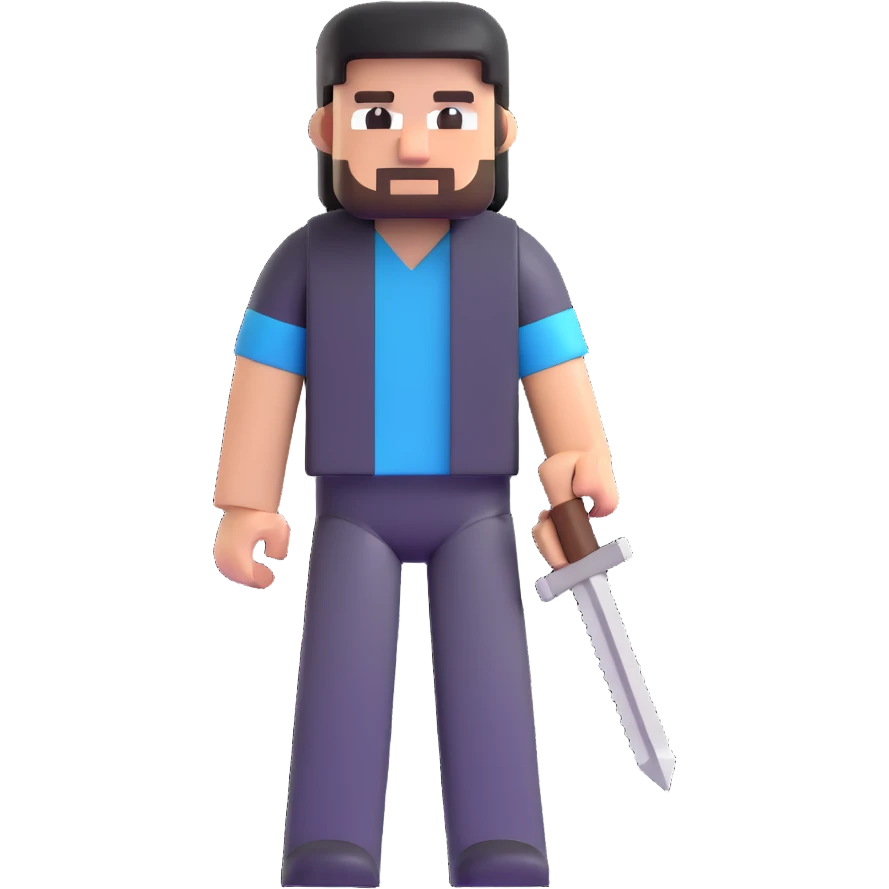 Minecraft character emoji