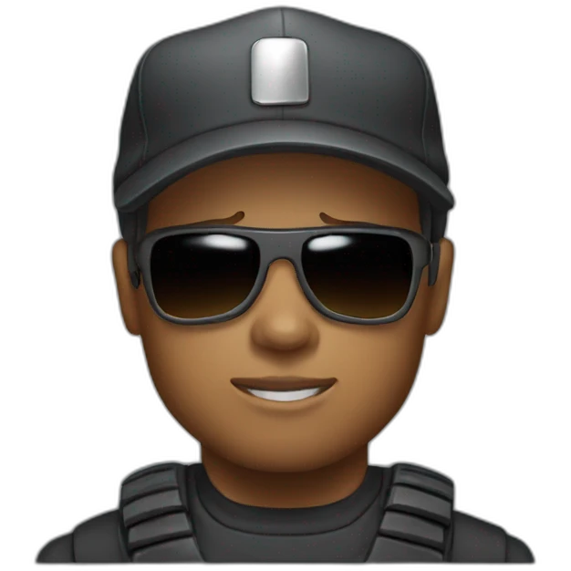 terminator wearing a dad hat emoji