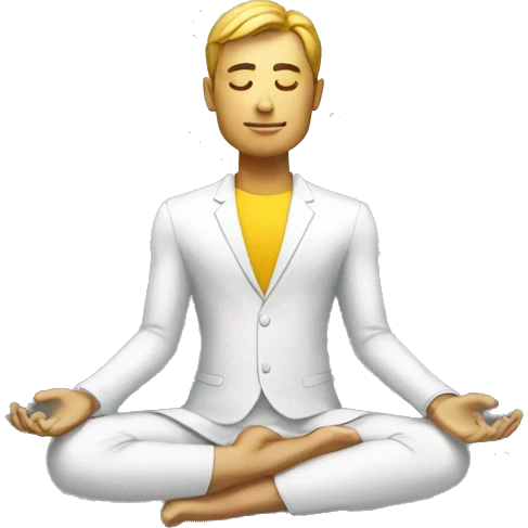 ceo meditating emoji