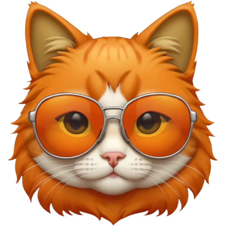 Cat wearing sunglasses emoji