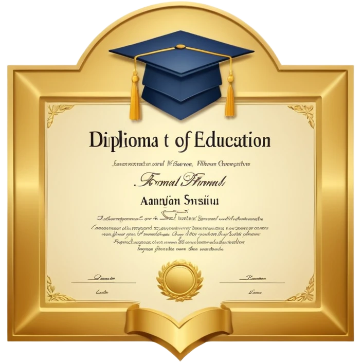 Diploma of Higher Education emoji