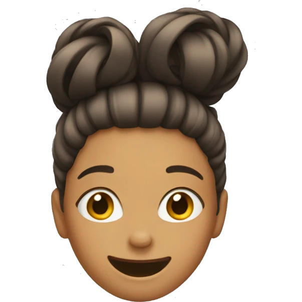 A girl flipping her hair emoji