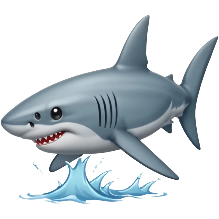 Shark out of water emoji