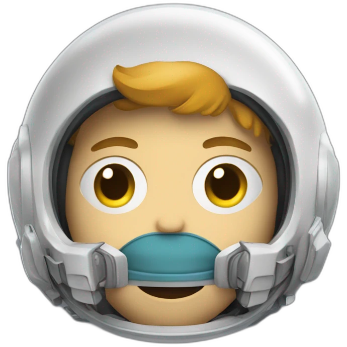 florian joyeux dans l'espace emoji
