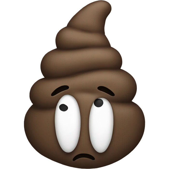 Poop with ears emoji