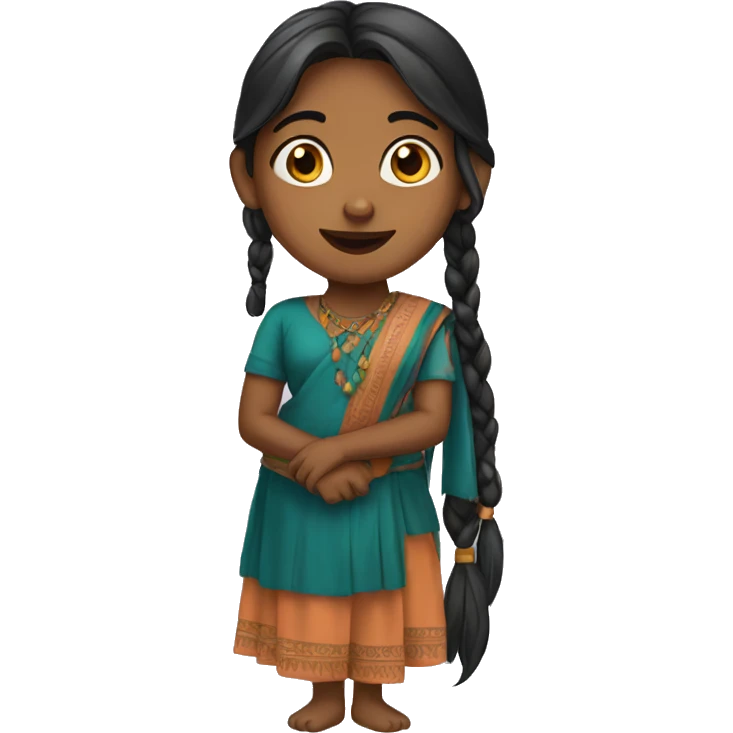 indian girl  emoji