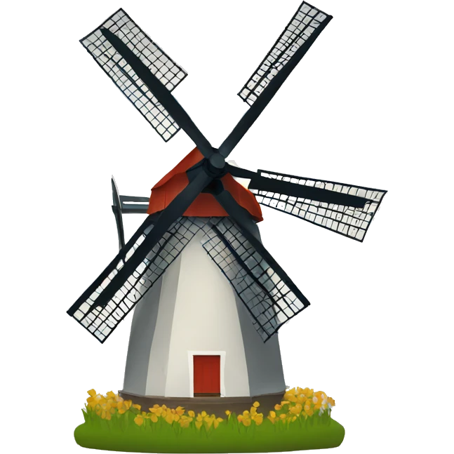 Dutch windmill emoji