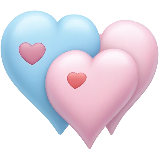 Couple-of-hearts-coloured-light-pastel-shade emoji