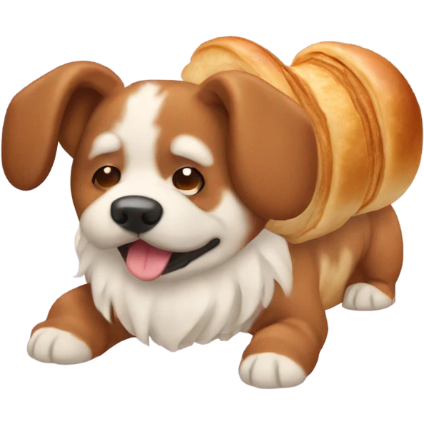 croissant dog  emoji