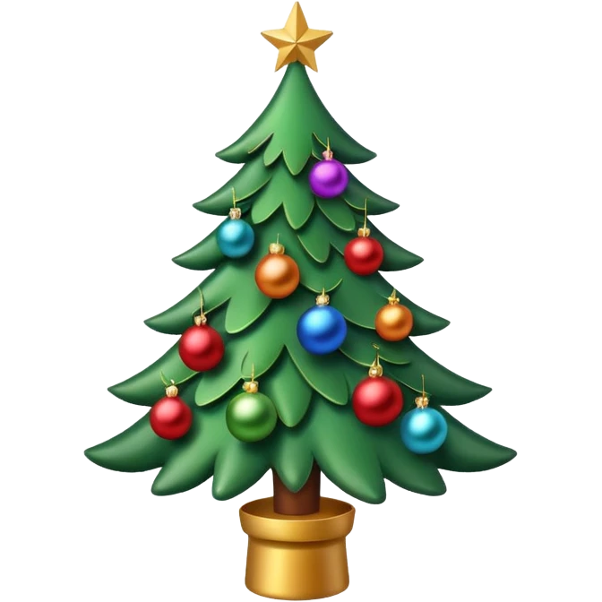 cristmas tree emoji