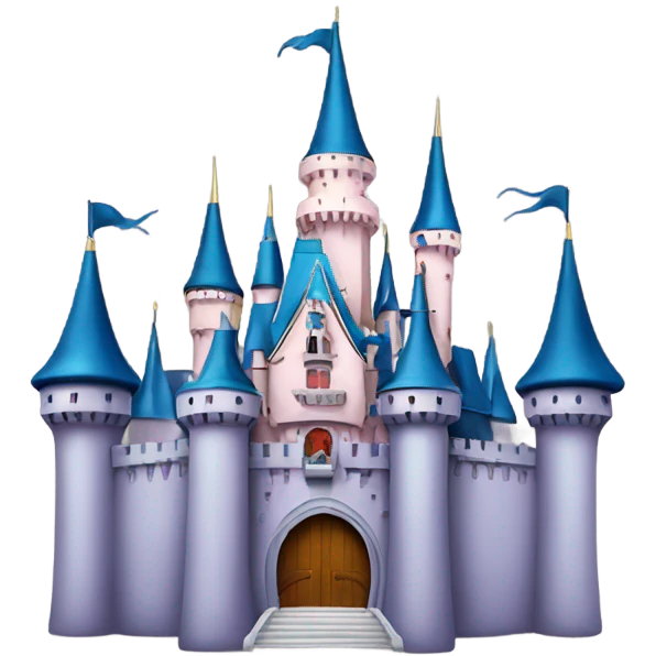 Disney castle logo emoji