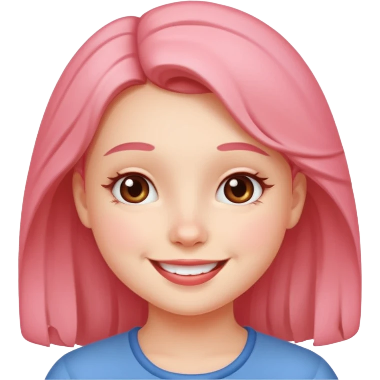 girl cute like me emoji