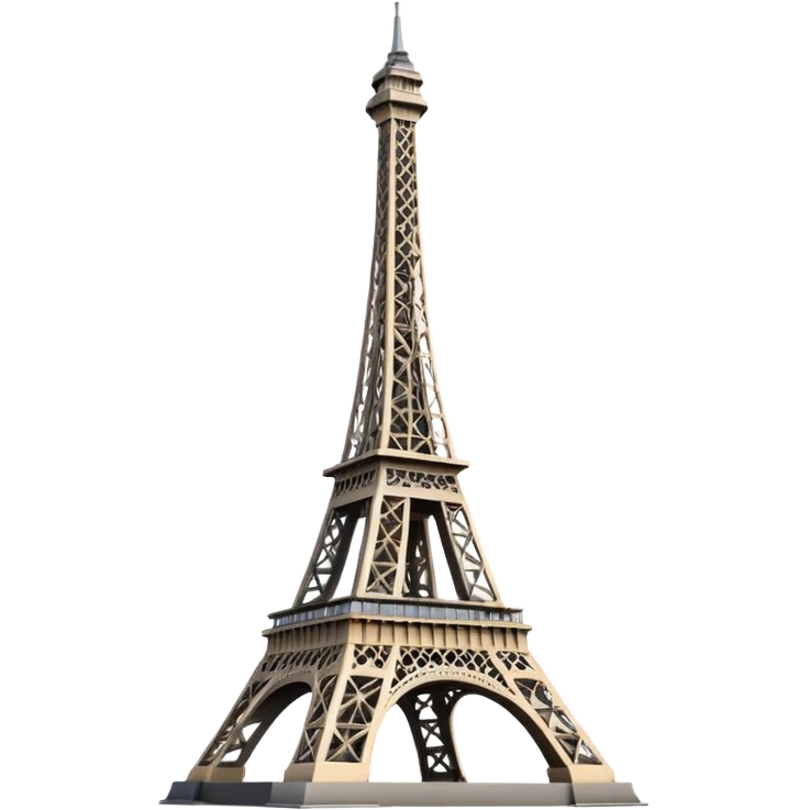 MENARA EIFFEL ICONIC BUILDING WITHOUT BACKGROUND emoji