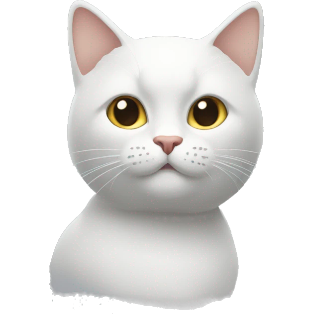 un chat obèse  emoji
