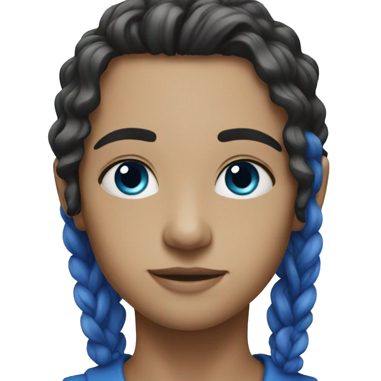 Blue emoji