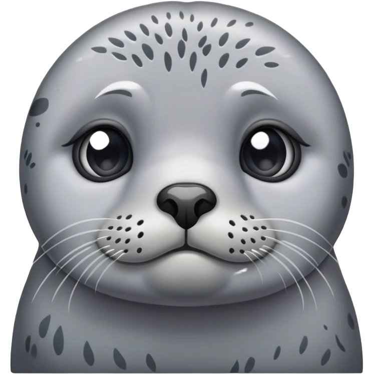 sad harbor seal with teary eyes emoji