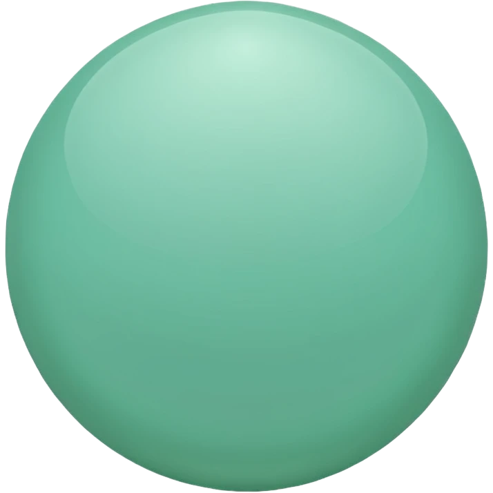 mint-green sphere emoji