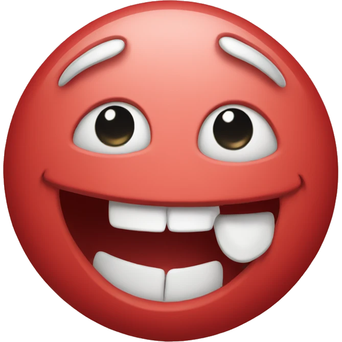 laughing red heart emoji