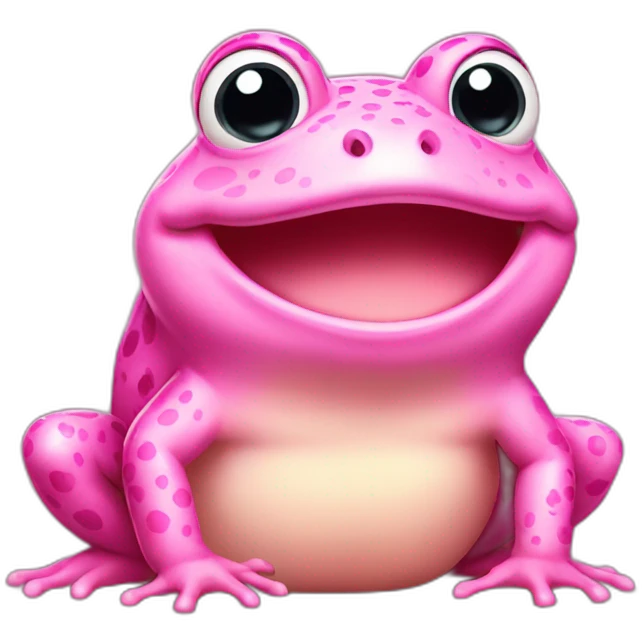pink toad with smile emoji