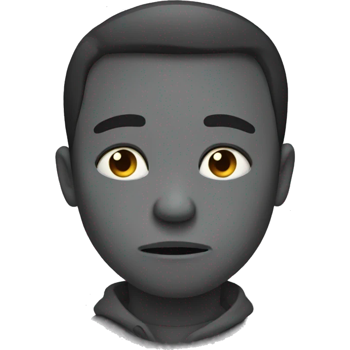 Sad alone emoji
