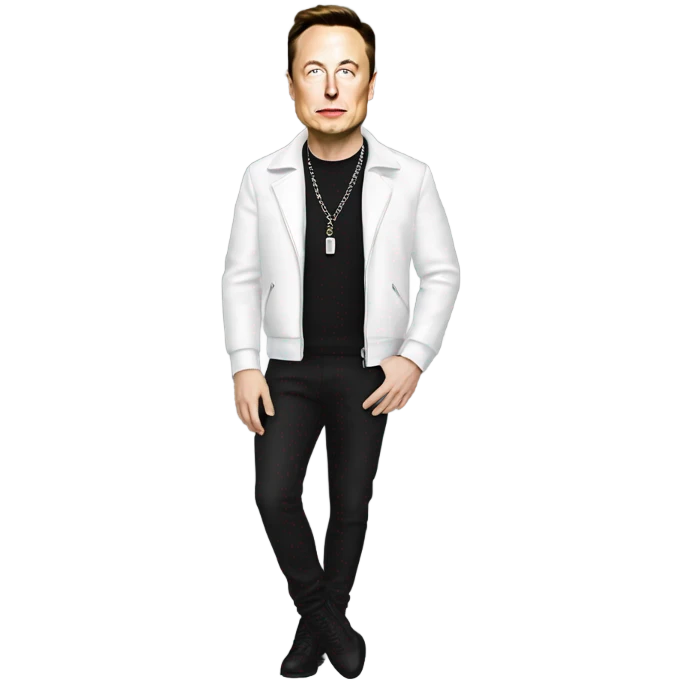 elon musk wearing balenciaga emoji