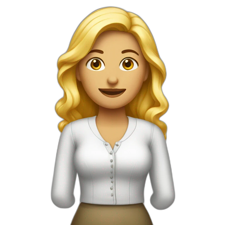 mujer vendedora de ropa emoji