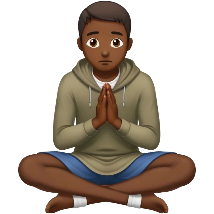 a man begging on knees  emoji