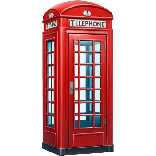 cabina telefonica roja emoji