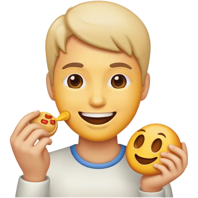 Emoji entrant de manger  emoji