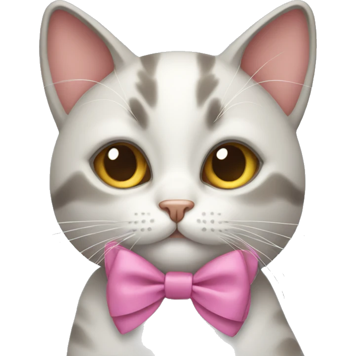 cat with bows emoji