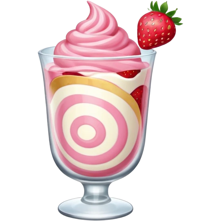 A strawberry joghurt emoji