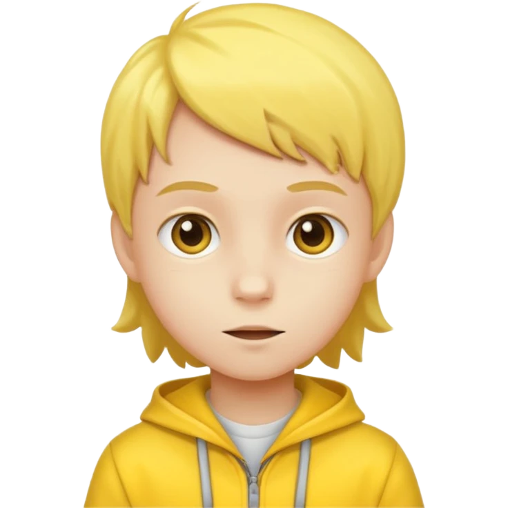 kid with yellow clothes emoji
