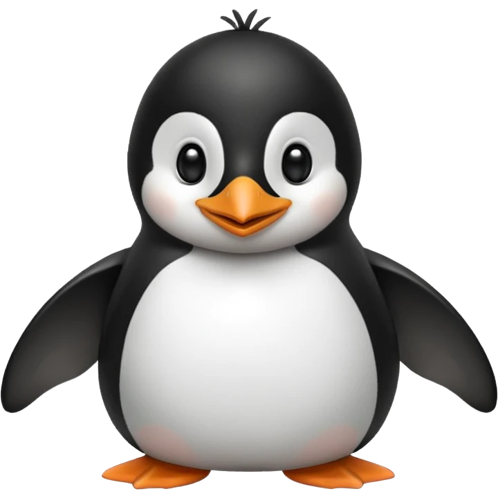 linux tux emoji