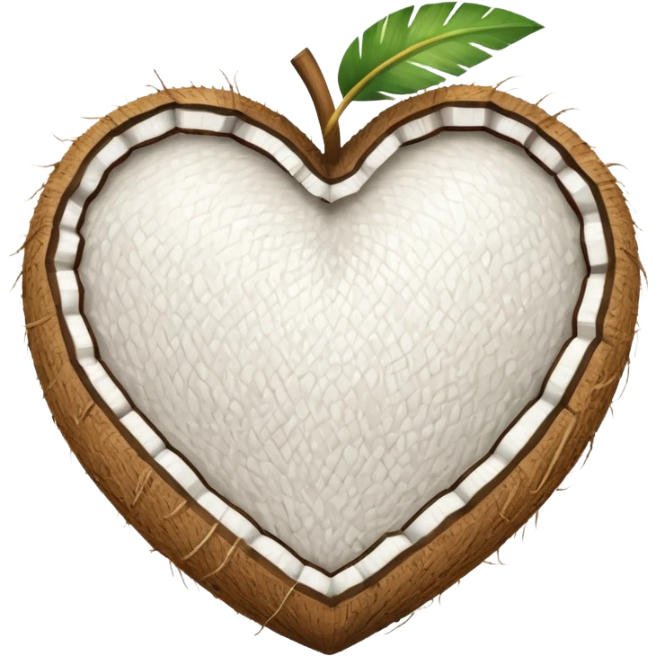 coconut heart emoji