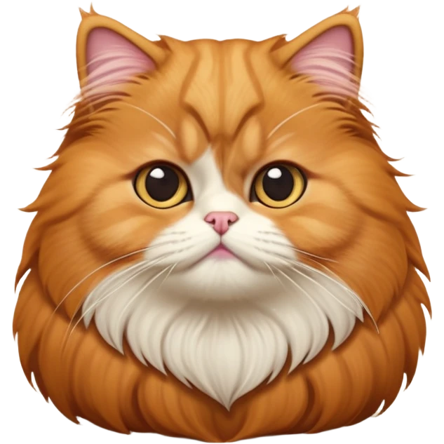 cinematic-adorable-big-eyed-fluffy-solid ginger-persian-cat-portrait-emoji,-head-tilted-playfully-with-a-sweet-expression,-fluffy-solid ginger-fur,-simplified-yet-irresistibly-cute-features-with-large,-expression, solid ginger persian cat emoji