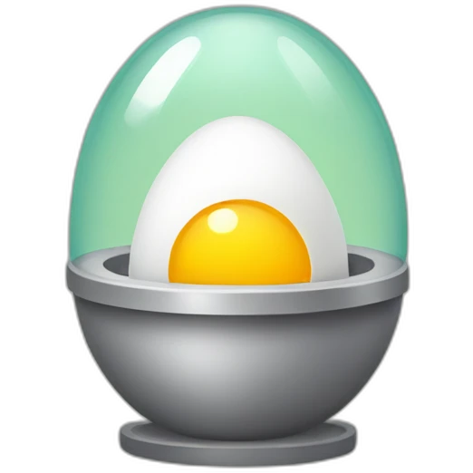 Incubator with egg emoji