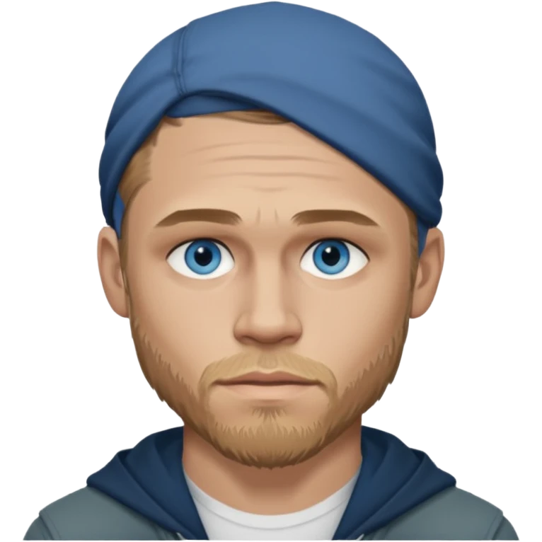 Charlie Hunnam with blue eyes emoji
