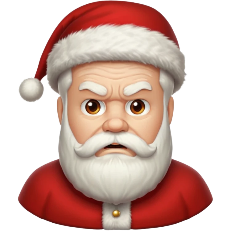 scarry santa emoji