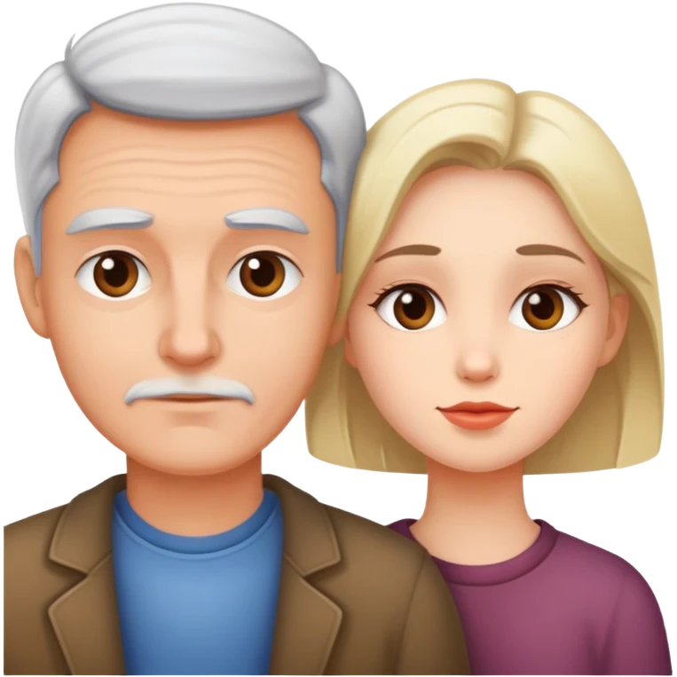 A girl and old bf  emoji