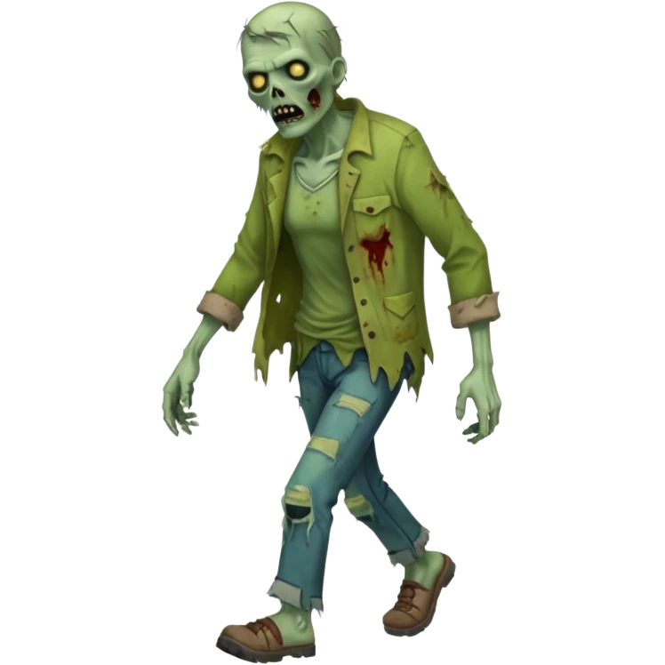 zombie full body walking emoji