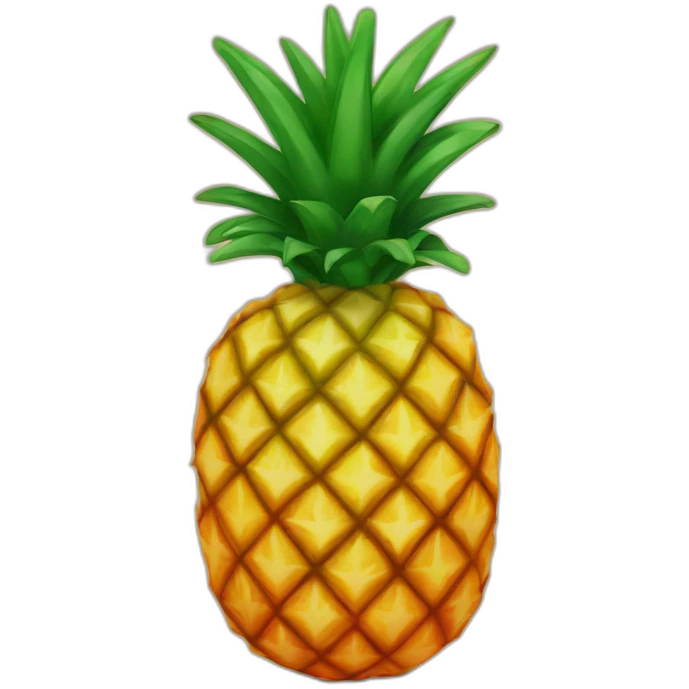 Orange pineapple emoji
