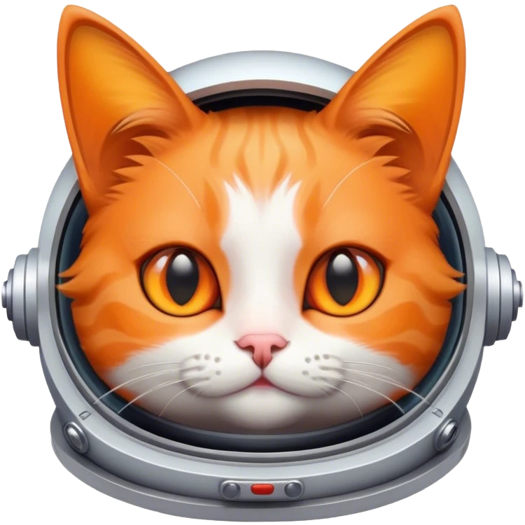 chat dans l’espace  emoji
