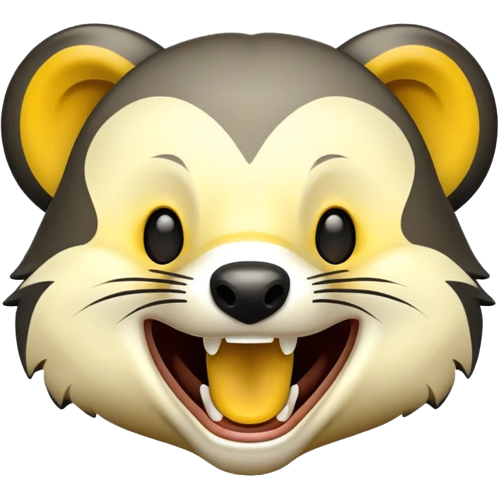 Laugh badger emoji emoji