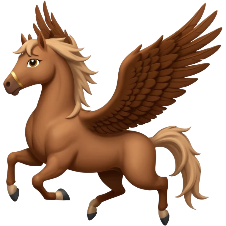 brown pegasus  emoji