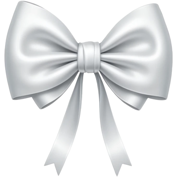 White bow emoji